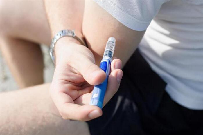 Unfreiwillige Diabetes -Injektion